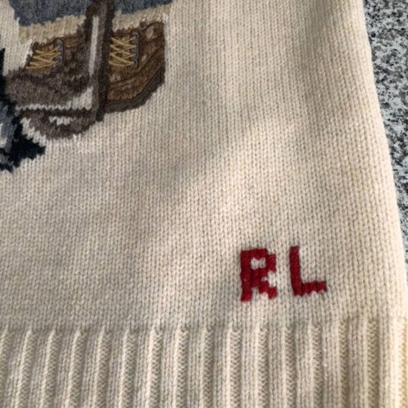 Sweater Ralph Lauren with bear - Picture 7 of 11